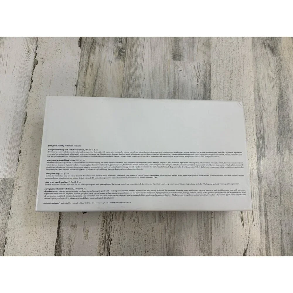 Philosophy Vintage Pure Grace Gift Box Packaging ONLY